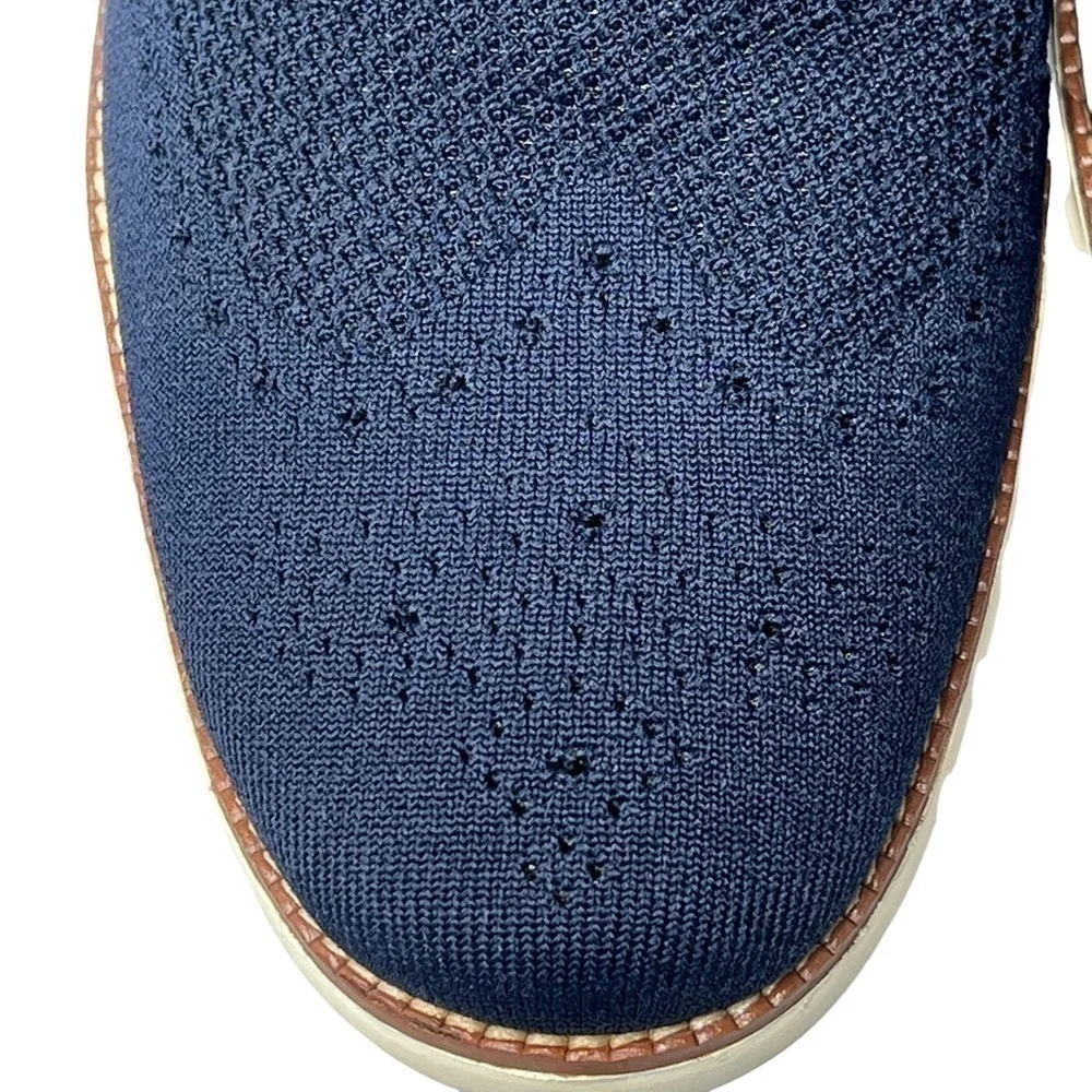 COLE HAAN ZEROGRAND Stitchlite Blue Oxford Wingtip Sneakers Shoes Men's Size 13